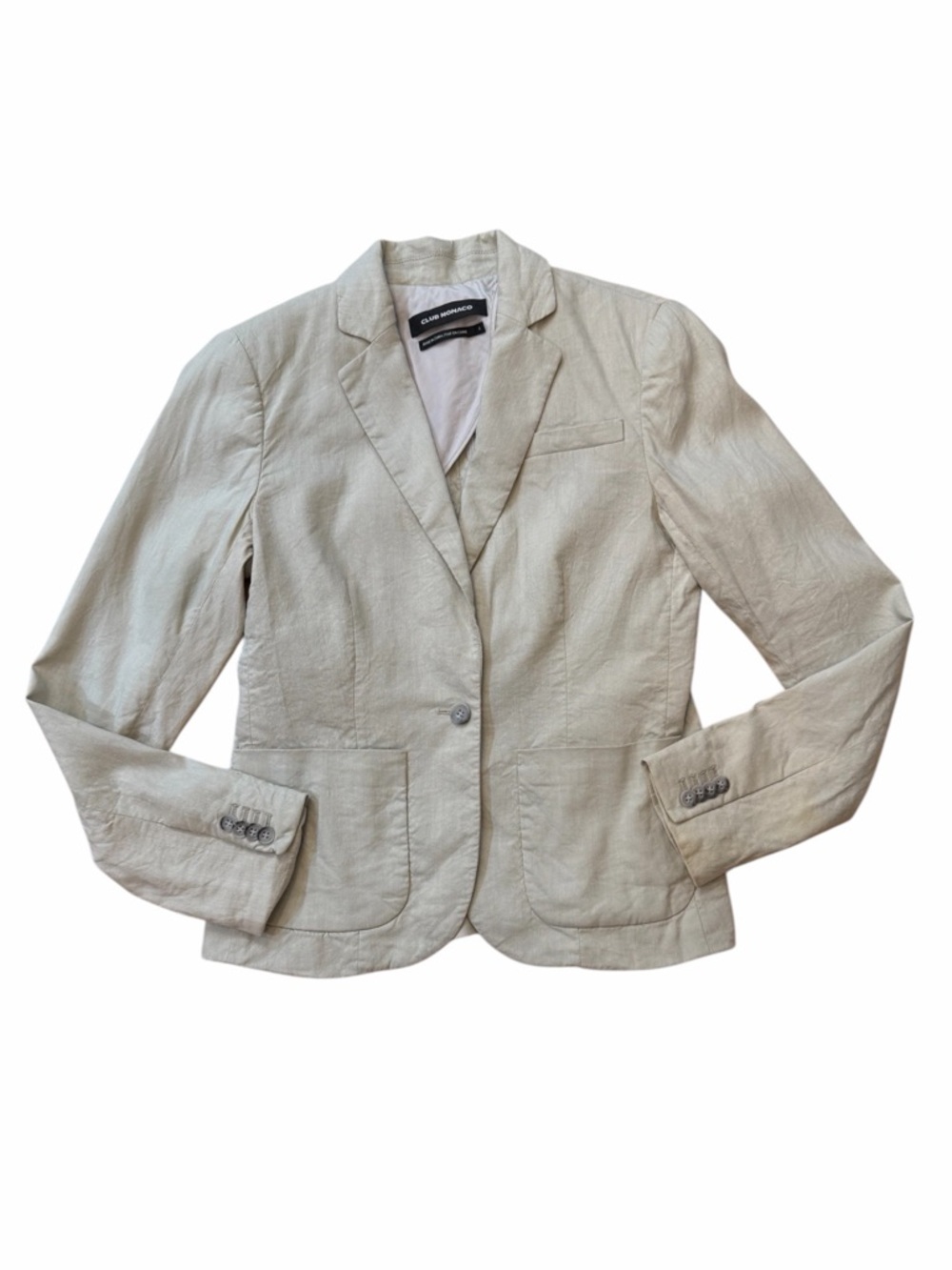 Club Monaco Linen Blend Blazer